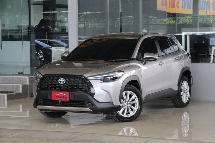 รถ Toyota Corolla Cross 1.8 Hybrid Smart สี เทา