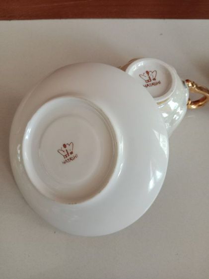 ถ้วยกาแฟชาลายดอกไม้ แบรนด์ HAYASHI สไตล์ญี่ปุ่น รูปที่ 4