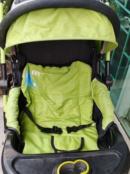 รถเข็นเด็กสีเขียวมะนาว FIN baby รูปที่ 6