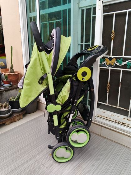รถเข็นเด็กสีเขียวมะนาว FIN baby รูปที่ 8