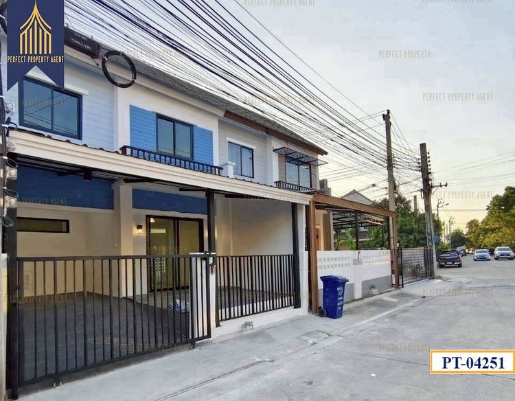 ขาย ทาวน์เฮ้าส์ พฤกษา 54ทับ1 บางแม่นาง บางใหญ่ รีโนเวทใหม่ รูปที่ 2