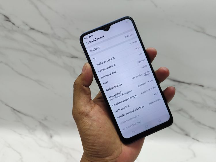 ขาย OPPO A5s สีน้ำเงินมือสอง  รูปที่ 4