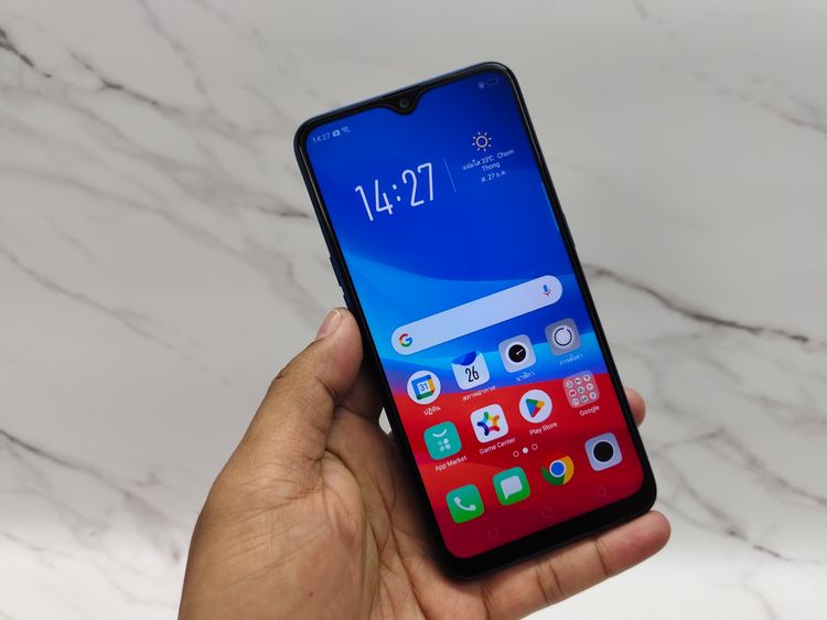 ขาย OPPO A5s สีน้ำเงินมือสอง 