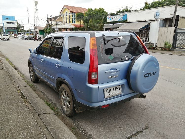 Honda CR-V 2003 2.0 SE 4WD Utility-car เบนซิน LPG เกียร์อัตโนมัติ ฟ้า รูปที่ 2
