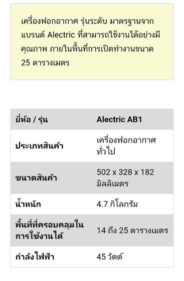 Alectric Air Purifier เครื่องฟอกอากาศ 60 ตรม. PM2.5 รุ่น 4 Pro S - รูปที่ 4