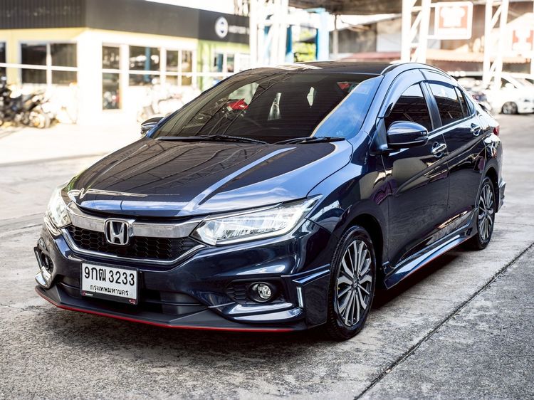 Honda City 2019 1.5 Sv i-VTEC Sedan เบนซิน ไม่ติดแก๊ส เกียร์อัตโนมัติ น้ำเงิน รูปที่ 2