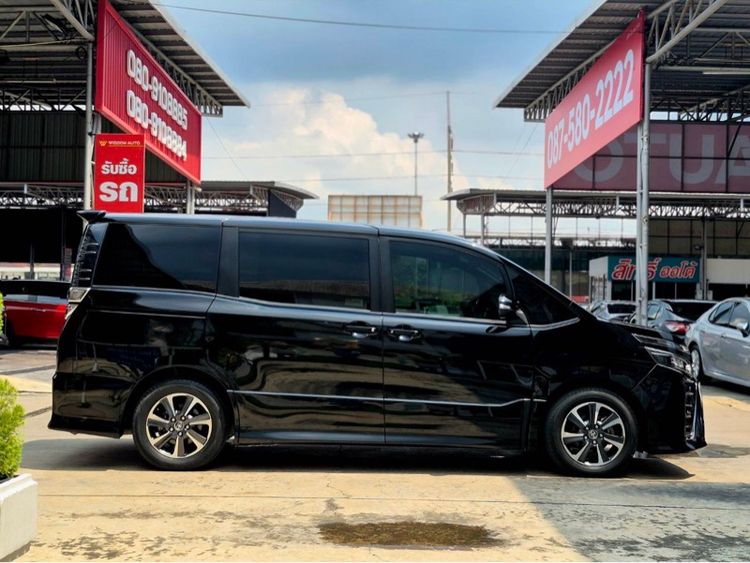 Toyota Voxy 2018 2.0 ZS Utility-car เบนซิน ไม่ติดแก๊ส เกียร์อัตโนมัติ ดำ รูปที่ 4