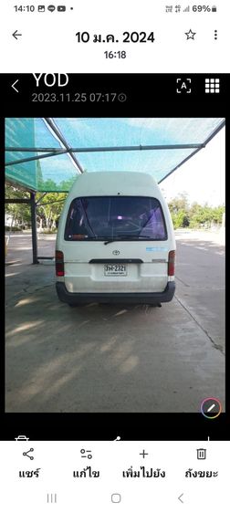 Toyota Hiace 1994 2.7 VVT-i Van ดีเซล ไม่ติดแก๊ส เกียร์ธรรมดา ขาว รูปที่ 3