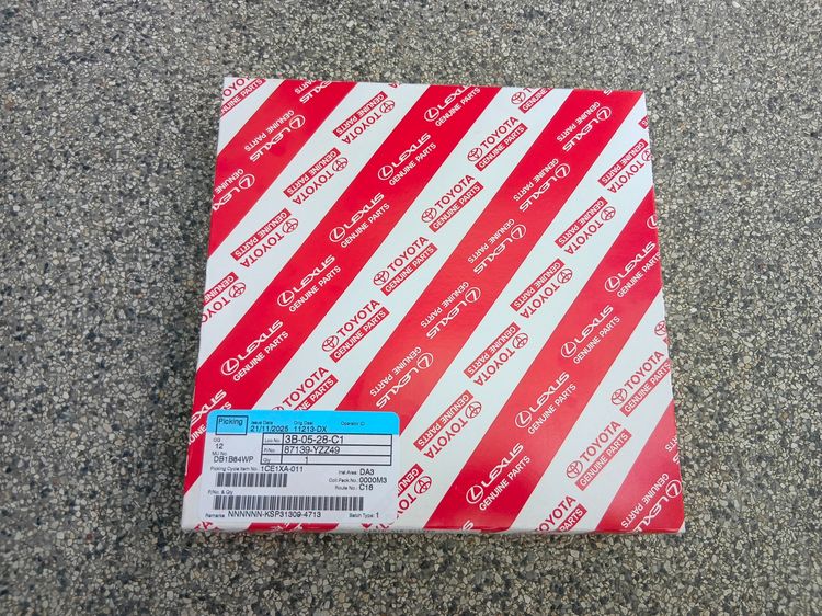 ไส้กรองแอร์แท้ ของเบิกห้าง โตโยต้าเวลไฟร์ ANH40 รุ่นล่าสุด