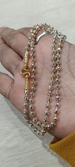 สร้อยคอทองคำขาว 24 kงานจิวไม่ลอกไม่ดำ รูปที่ 13