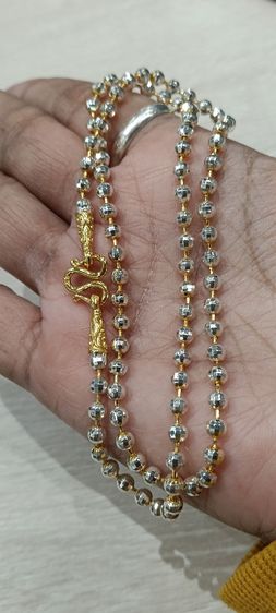 สร้อยคอทองคำขาว 24 kงานจิวไม่ลอกไม่ดำ รูปที่ 10