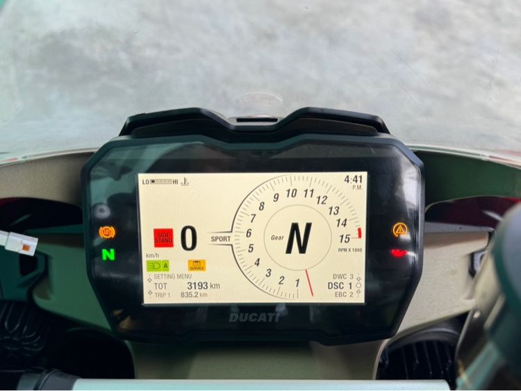 Ducati Panigale V4S แต่งR สีแดง ปี21จด22 วิ่ง 3,000 โล กุ รูปที่ 13
