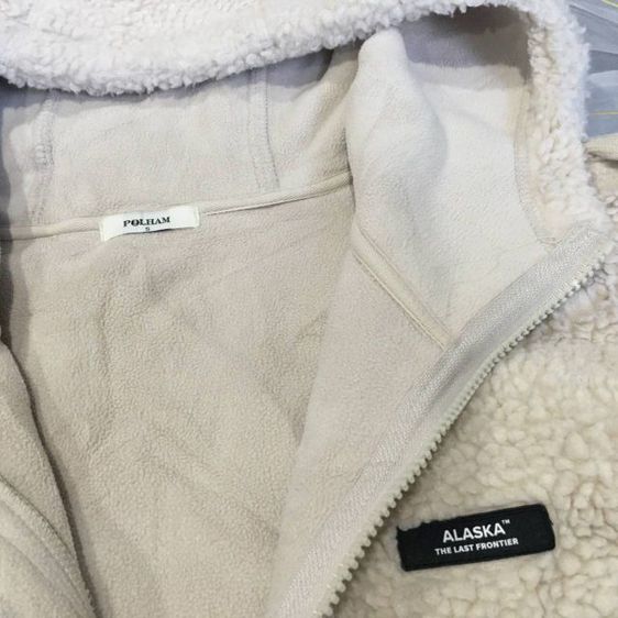 POLHAM Alaska Sherpa fleece jacket เสื้อแจ็คเก็ตฮู้ดกันหนาวขนแกะ รูปที่ 3
