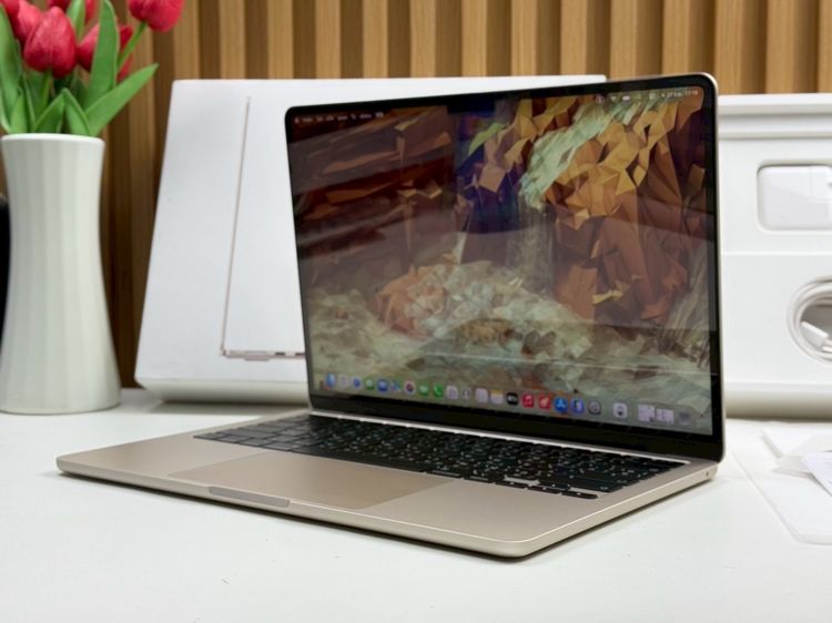 MacBook Air 13.6-inch M3 2024 Ram8GB SSD256GB Starlight apple care 8 February 2026 รูปที่ 2