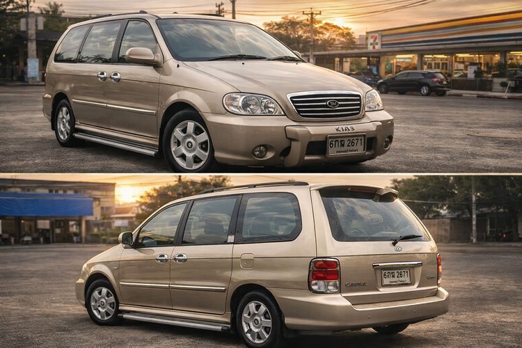 Kia Carnival 2003 2.4 GS Van āđāļāļāļāļīāļ āđāļĄāđāļāļīāļāđāļāđāļŠ āđāļāļĩāļĒāļĢāđāļāļąāļāđāļāļĄāļąāļāļī āļāļĢāļāļāļāđāļāļāļ āļĢāļđāļāļāļĩāđ 3
