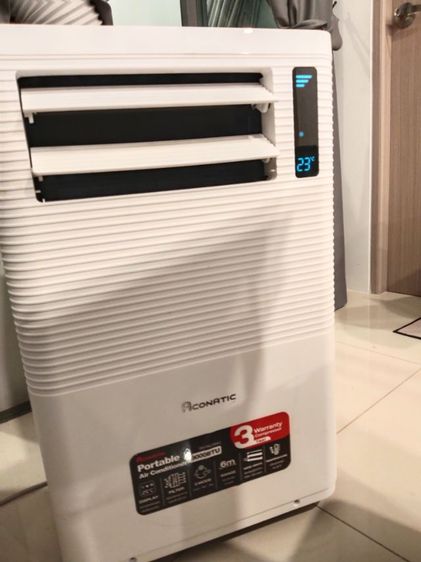 กรอง พีเอ็ม 2.5 ได้ แอร์เคลื่อนที่ Aconatic 9000 BTU