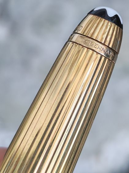 ปากกา Vintage Montblanc Meisterstuck 18k (750) Solid Gold Rollerball Pen Made In West Germany สุดสายปากกา ราคาแบ่งปันครับ รูปที่ 11