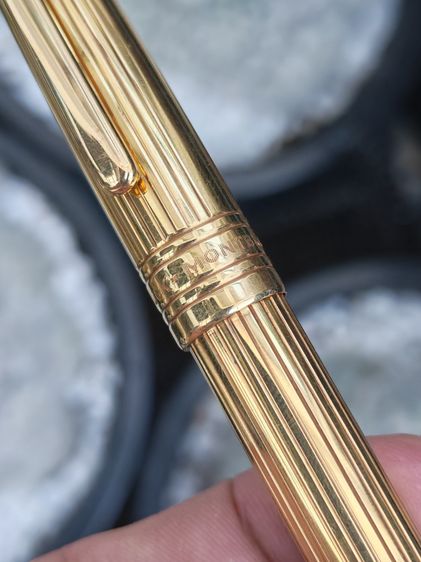 ปากกา Vintage Montblanc Meisterstuck 18k (750) Solid Gold Rollerball Pen Made In West Germany สุดสายปากกา ราคาแบ่งปันครับ รูปที่ 5
