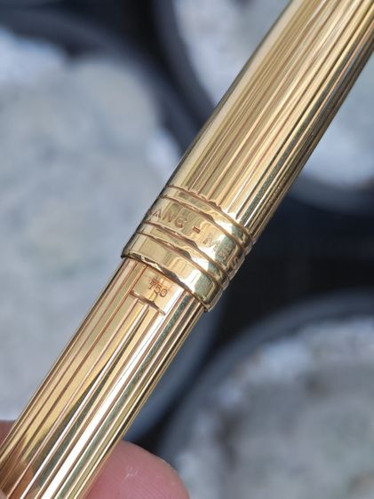 ปากกา Vintage Montblanc Meisterstuck 18k (750) Solid Gold Rollerball Pen Made In West Germany สุดสายปากกา ราคาแบ่งปันครับ รูปที่ 4