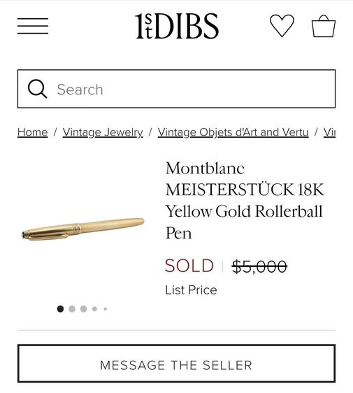ปากกา Vintage Montblanc Meisterstuck 18k (750) Solid Gold Rollerball Pen Made In West Germany สุดสายปากกา ราคาแบ่งปันครับ รูปที่ 18