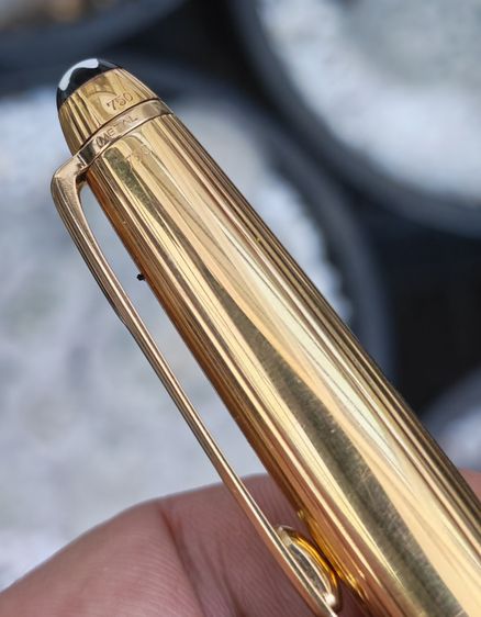 ปากกา Vintage Montblanc Meisterstuck 18k (750) Solid Gold Rollerball Pen Made In West Germany สุดสายปากกา ราคาแบ่งปันครับ รูปที่ 8