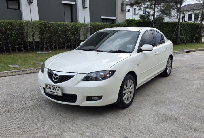 Mazda Mazda3 2009 1.6 Spirit Sedan เบนซิน ไม่ติดแก๊ส เกียร์อัตโนมัติ ขาว รูปที่ 2