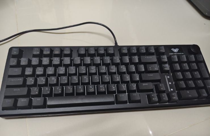 คีย์บอร์ด aula s98 สีดำ (red switch เสียงครีมมี่) รูปที่ 4