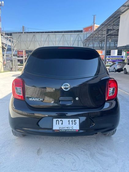 Nissan March 2018 1.2 E Sedan เบนซิน ไม่ติดแก๊ส เกียร์ธรรมดา ดำ รูปที่ 4
