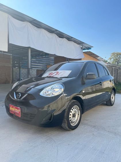 Nissan March 2018 1.2 E Sedan เบนซิน ไม่ติดแก๊ส เกียร์ธรรมดา ดำ รูปที่ 3