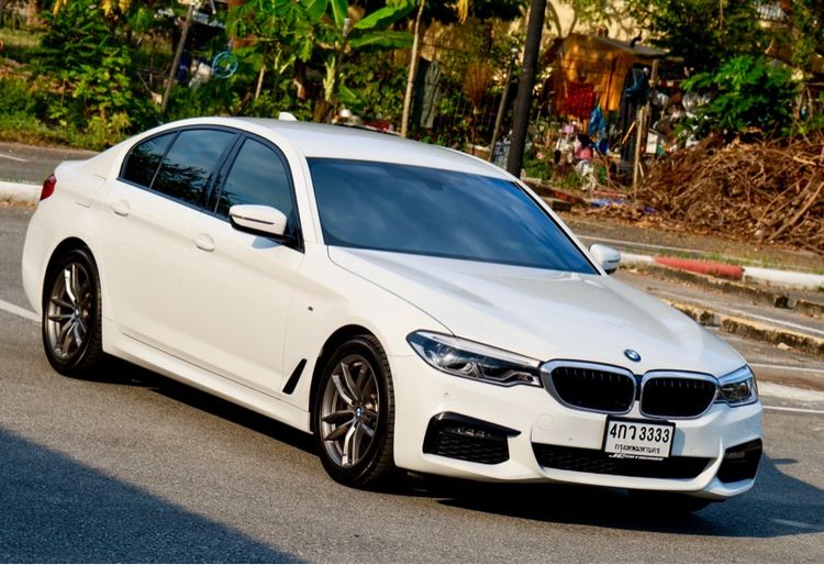BMW Series 5 2020 520d Sedan ดีเซล ไม่ติดแก๊ส เกียร์อัตโนมัติ ขาว รูปที่ 3