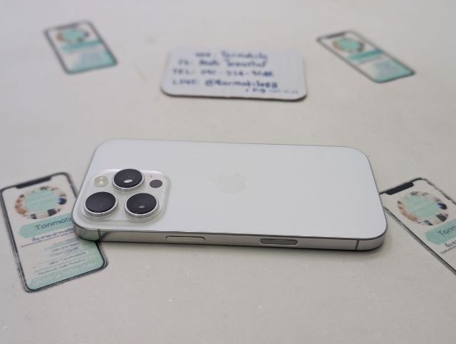 ขาย เทิร์น iPhone 16 Pro 128 White ศูนย์ไทย ขายตามสภาพ อุปกรณ์ครบยกกล่อง สุขภาพแบต 92 เพียง 16,990 บาท ครับ  รูปที่ 5