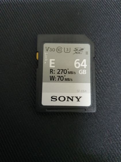 sony memory card 64gb R 270mb W 70mb  การ์ดความจำสำหรับกล้อง