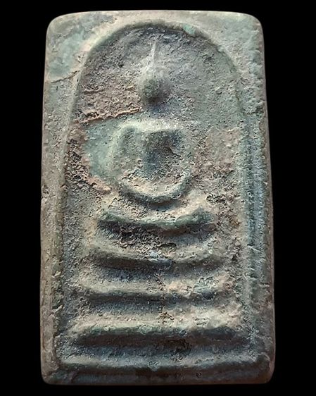 สมเด็จหลังจารยันต์ ขนาดประมาณ 3.5 x 2.2 ซ.ม เก่าเก็บหลายสิบปี ไม่ทราบเกจิสร้าง