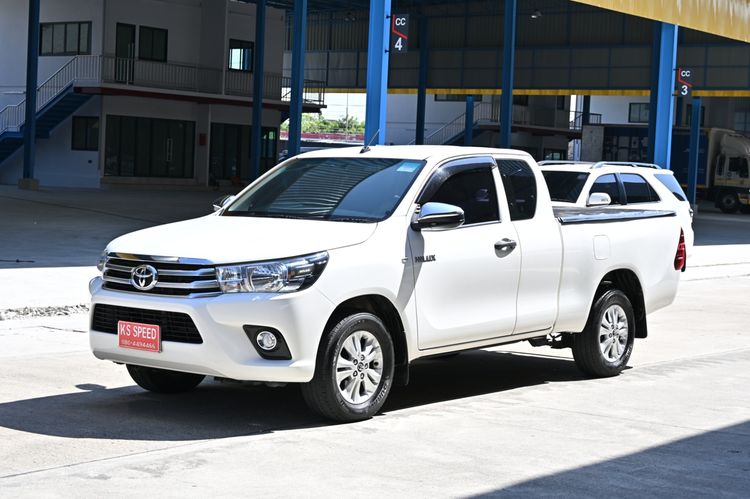 Toyota Hilux Revo 2018 2.4 J Plus Pickup ดีเซล ไม่ติดแก๊ส เกียร์ธรรมดา ขาว