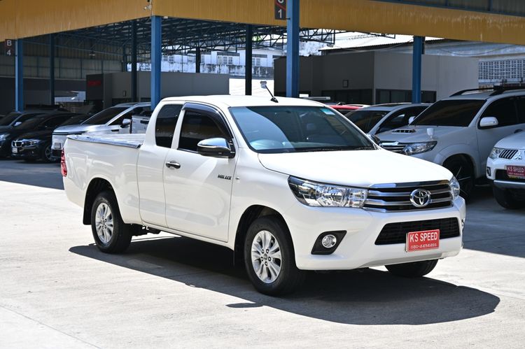 Toyota Hilux Revo 2018 2.4 J Plus Pickup ดีเซล ไม่ติดแก๊ส เกียร์ธรรมดา ขาว รูปที่ 2