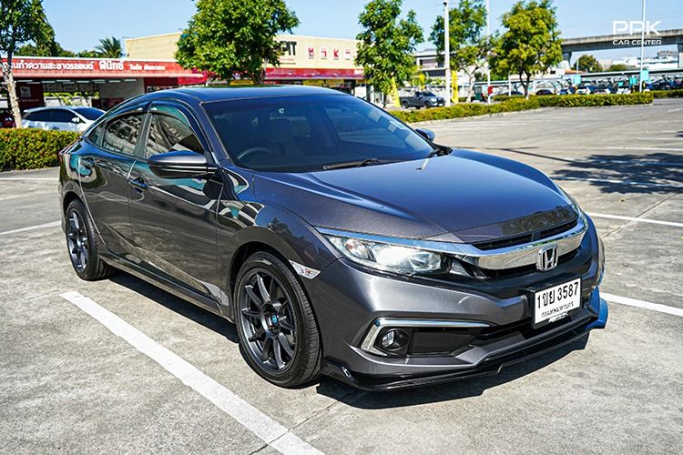 Honda Civic 2021 1.8 E i-VTEC Sedan เบนซิน ไม่ติดแก๊ส เกียร์อัตโนมัติ เทา รูปที่ 3
