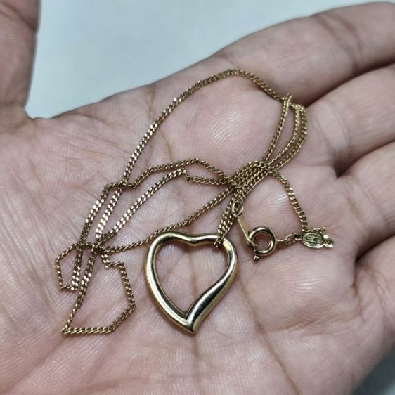 🔖สร้อยพร้อมจี้หัวใจ แบรนด์ Cosmo สีทองสด งานจากต่างประเทศ รูปที่ 4