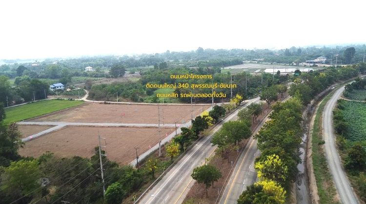 ขายที่ดิน3-3-2หน้าติดถนน340ซ้ายติดถนนคอนกรีตขวาติดถนนหินคลุก ใกล้บึงฉวาก รูปที่ 4