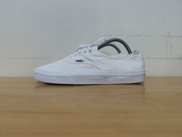 ขาว ผ้าใบ รองเท้าผ้าใบ UK 8.5 | EU 42 2/3 | US 9 อื่นๆ VANS Authentic True White 41.0,44.5 แท้ มือสอง