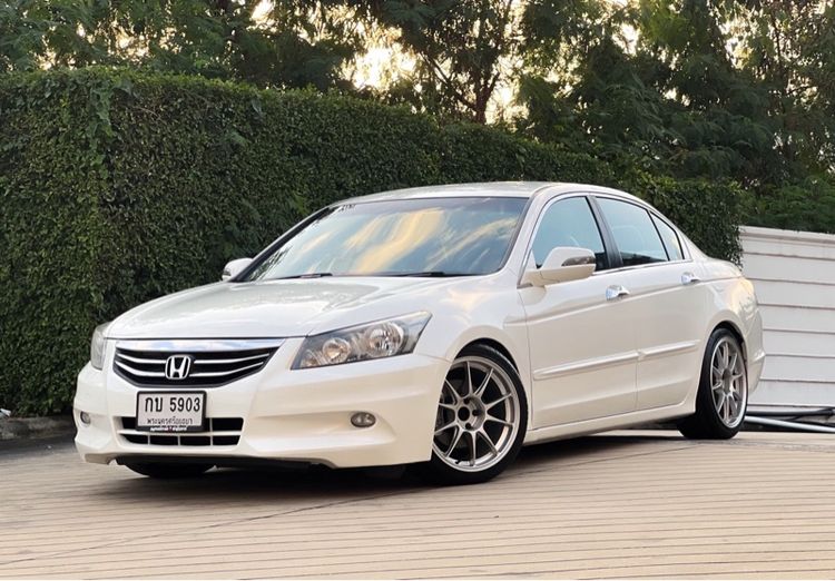 Honda Accord 2012 2.0 E Sedan เบนซิน ไม่ติดแก๊ส เกียร์อัตโนมัติ ขาว รูปที่ 4