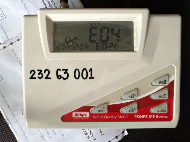 เครื่องวัดคุณภาพน้ำ PONPE รุ่น 519 Series   รูปที่ 9