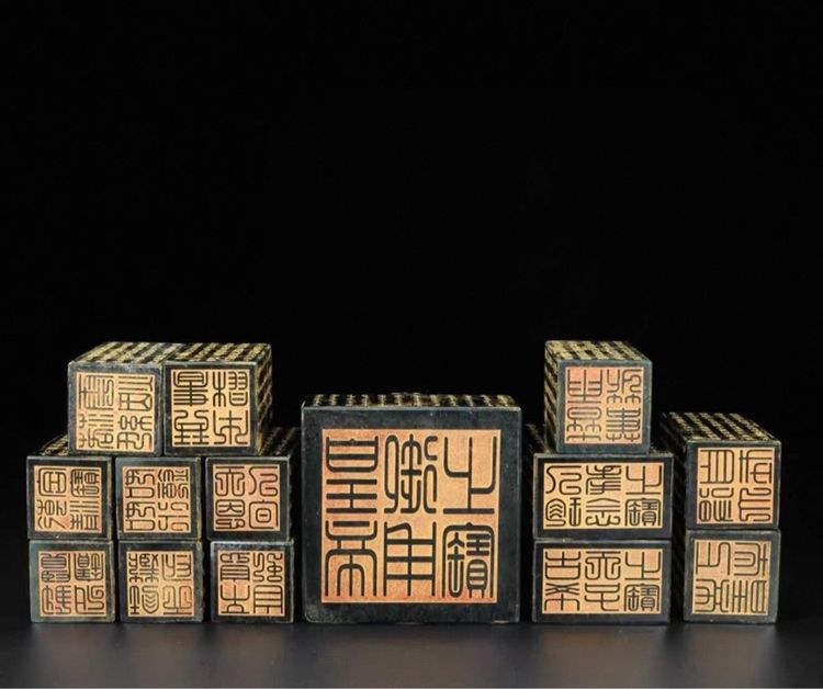 ✨ชุดกล่องตราประทับมังกรสันกกฤต ทำจากหยกเหอเถียนโบราณของจีน  รูปที่ 7