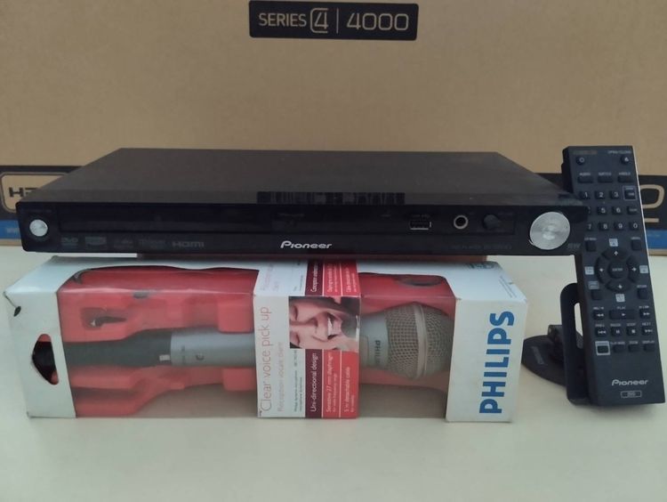 DVD Ploneer DV-220KV-K แถมไมค์ PHILIPS