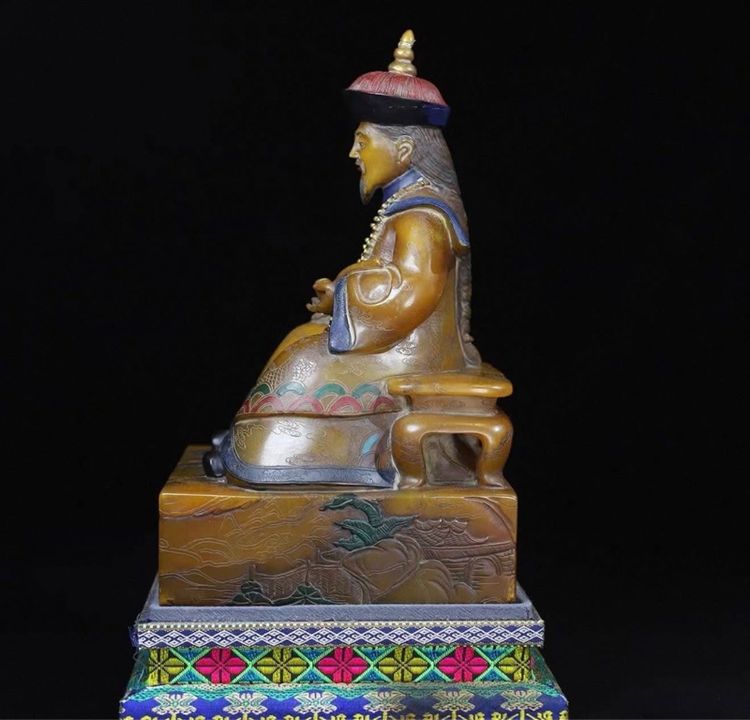 ✨เป็นงานแกะสลักหินโส่วซาน ซึ่งเป็นหินที่มีชื่อเสียงของจีน  รูปที่ 3