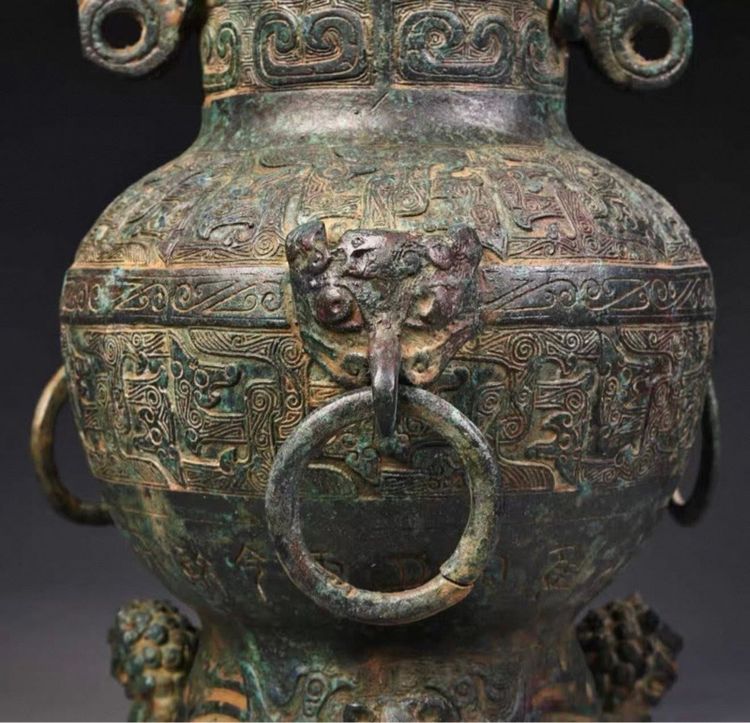 ✨เป็นภาชนะสำริดโบราณแบบจีน  รูปที่ 4