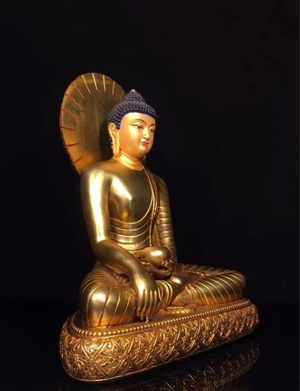 ✨เป็นพระพุทธรูปปางสมาธิ เชื่อว่าเป็นพระอมิตาภพุทธะ  รูปที่ 3