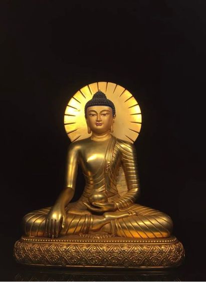 ✨เป็นพระพุทธรูปปางสมาธิ เชื่อว่าเป็นพระอมิตาภพุทธะ 