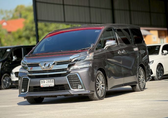 Toyota Vellfire 2017 2.5 Z G Edition เบนซิน เกียร์อัตโนมัติ เทา