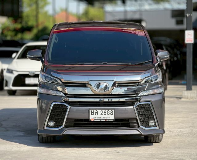 Toyota Vellfire 2017 2.5 Z G Edition เบนซิน เกียร์อัตโนมัติ เทา รูปที่ 2