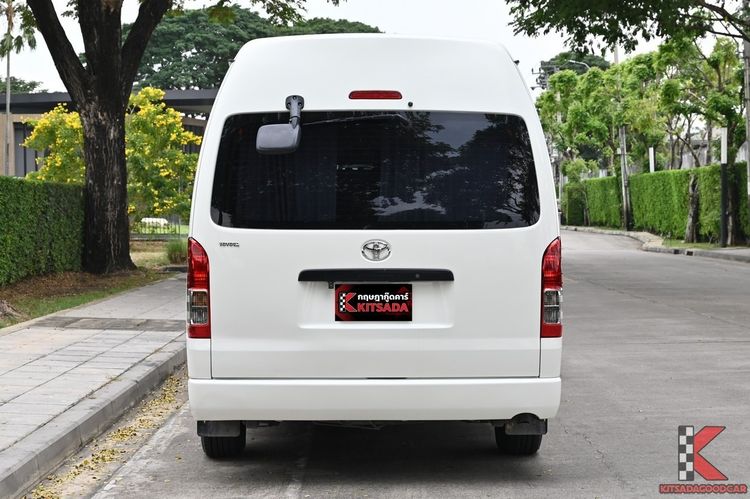 Toyota Commuter 2018 3.0 Van ดีเซล ไม่ติดแก๊ส เกียร์ธรรมดา ขาว รูปที่ 4